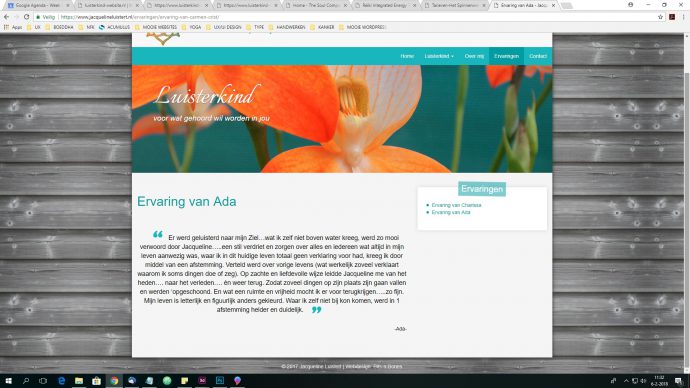 Webdesign - Willeke van der Meer